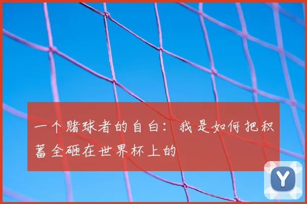 一个赌球者的自白：我是如何把积蓄全砸在世界杯上的