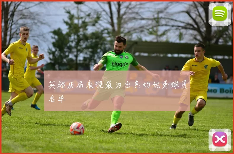 英超历届表现最为出色的优秀球员名单